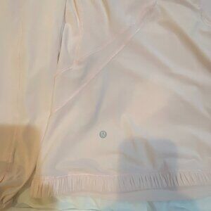 Lululemon light athletice 1/4 zip hoodie light pink size 8